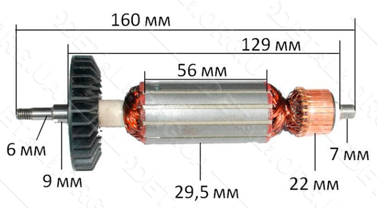 

Якорь на болгарку Энергомаш УШМ-9012Т