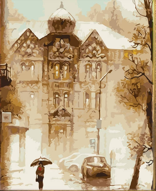 

Картина по номерам Поздняя осень» 40*50см в коробке Dreamtoys код: DT-695