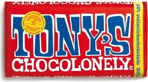 

Tonys Chocolonely Milk Chocolate 32 % 180 g