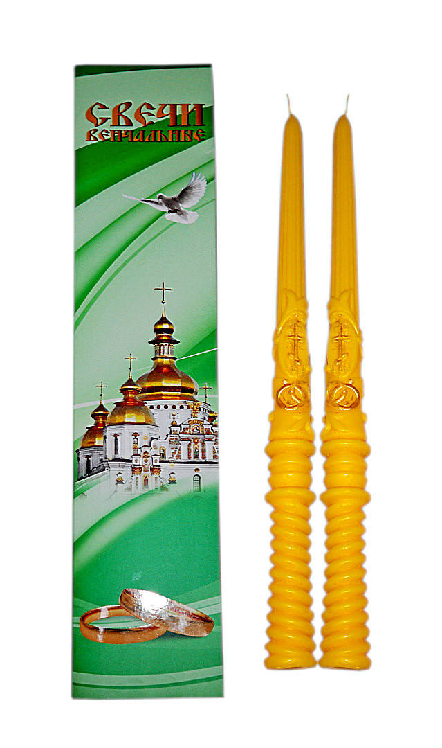 

Свечи венчальные ПРЯМЫЕ парафиновые