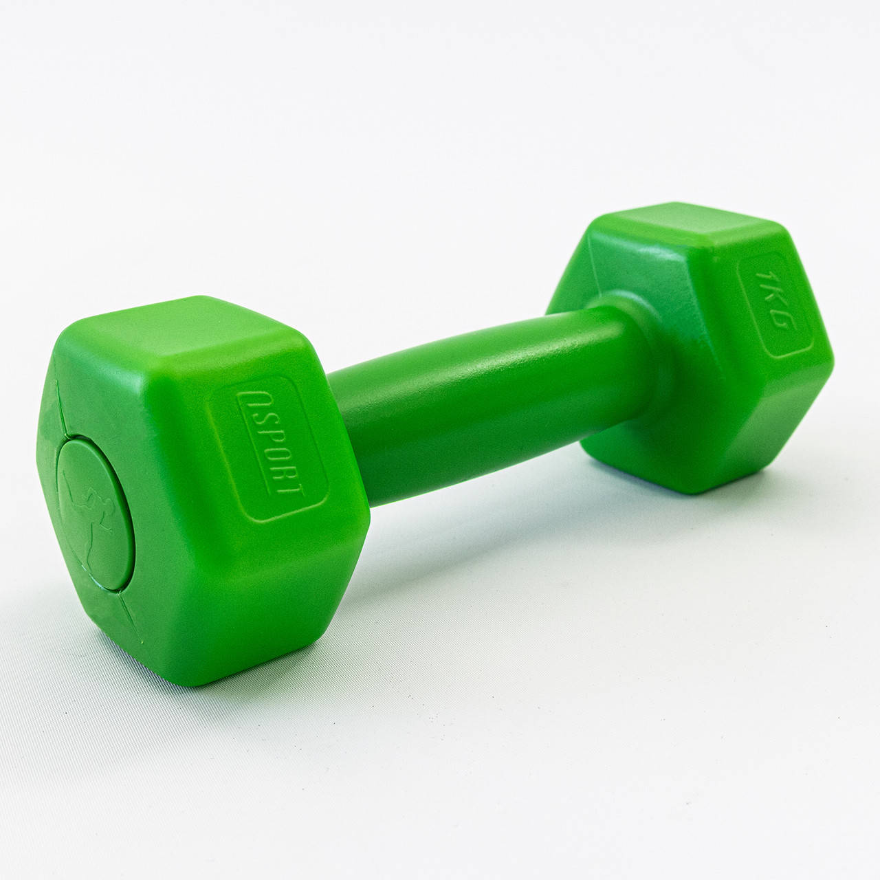 

Гантели для фитнеса пластиковые цельные (неразборные) OSPORT Lite 1кг (OF-0113) Зеленый, Зелёный