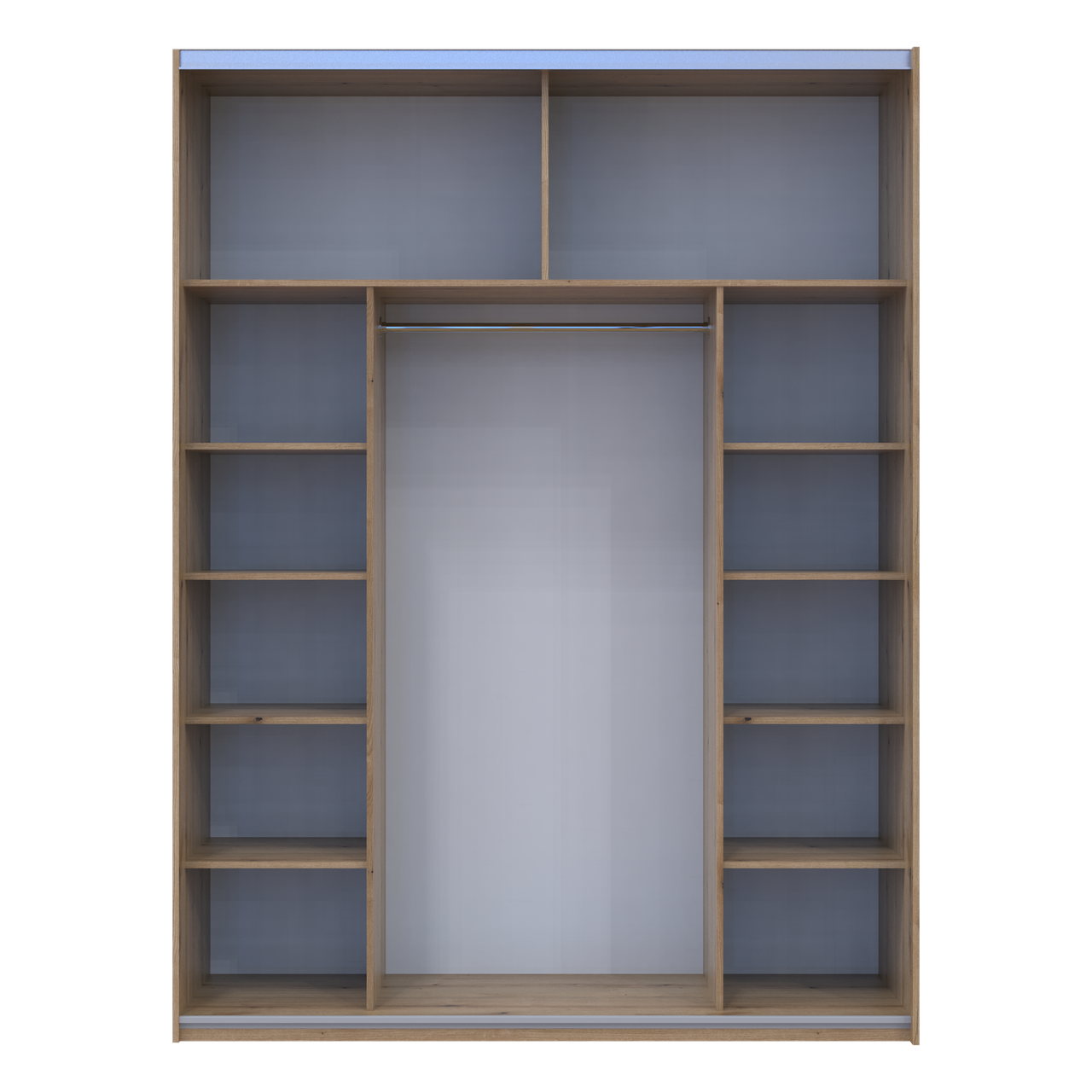 Шафа купе Doros G-Caiser Дуб Евок 2 ДСП / 3 частини 180х60х240 (80737748) 5