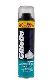 

Пена для бритья Gillette Sensitive Skin для чувствительной кожи 300 мл.