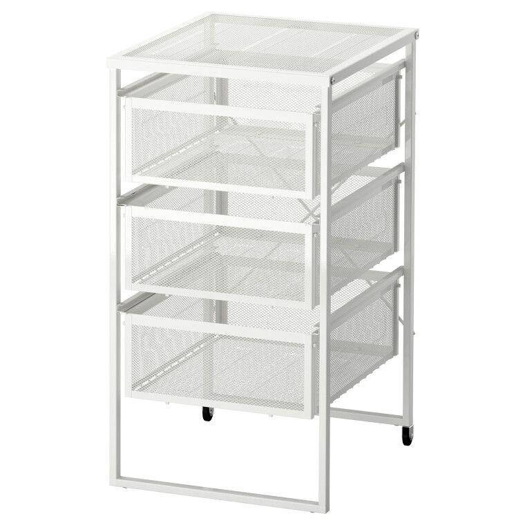 

Тумба с ящиками IKEA LENNART белая
