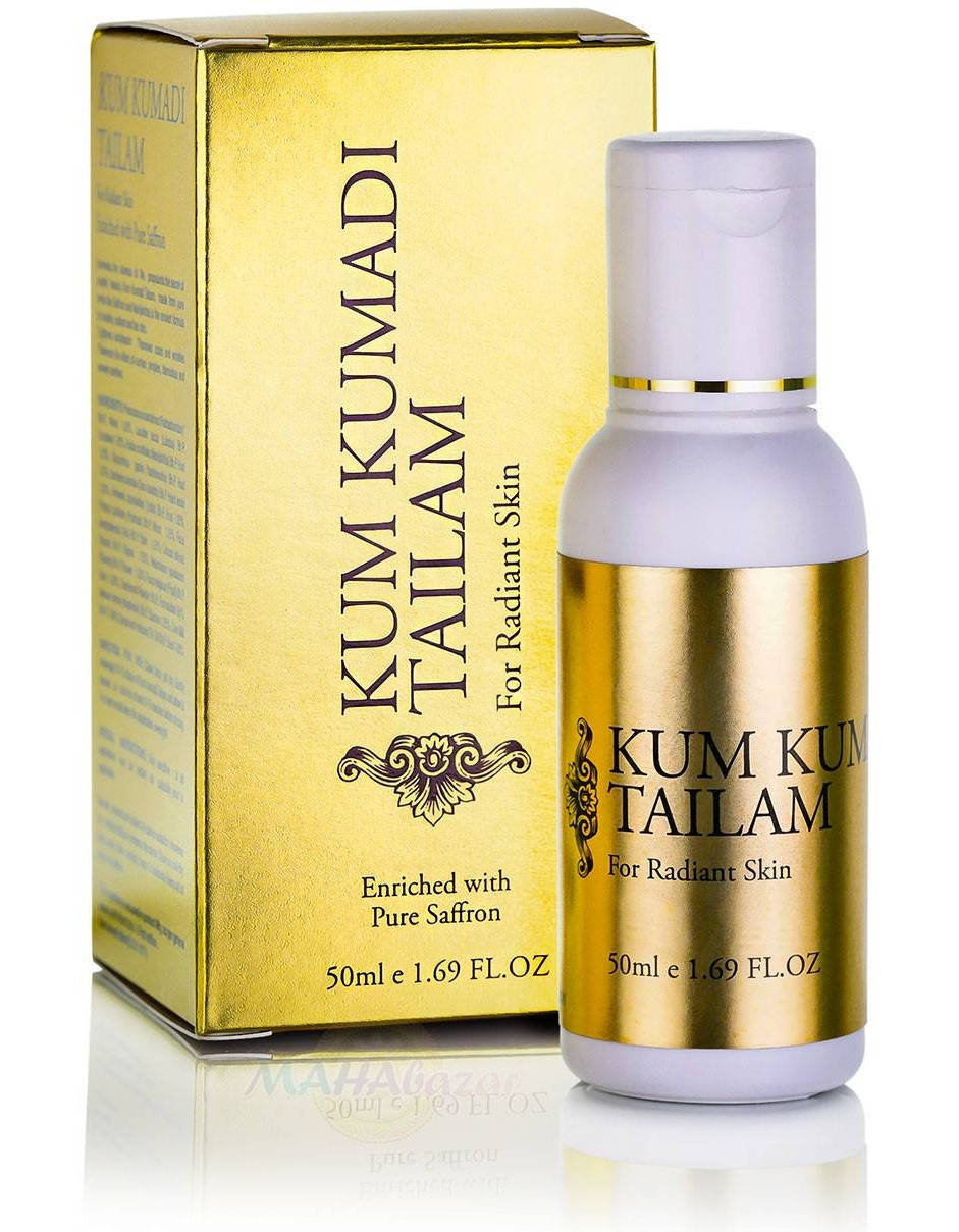 

Олійка KUM KUMADI TAILAM 50ml TM VASU з омолоджувальною дією