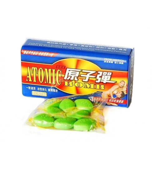 

Атомная бомба таблетки для потенции Atomic bomb (10 шт)