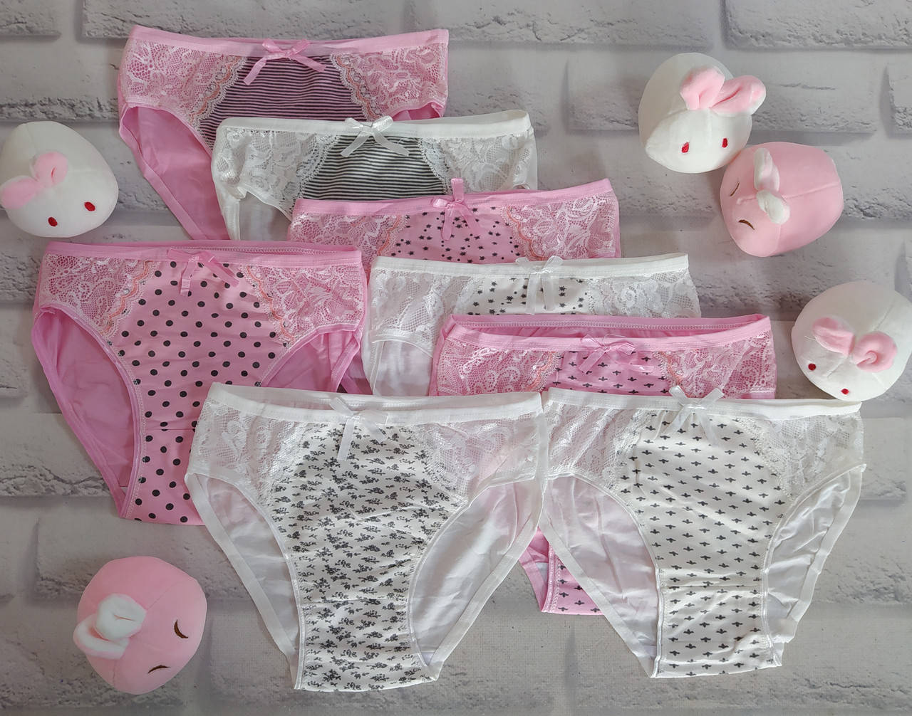 

Трусики детские на XL 8-10 лет для девочки Donela 1172, Разные цвета