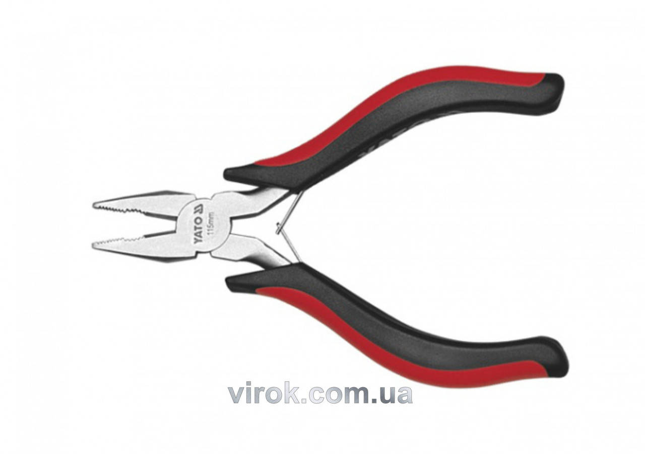 

Плоскогубцы-мини универсальные YATO никелированные l=115 мм YT-2080