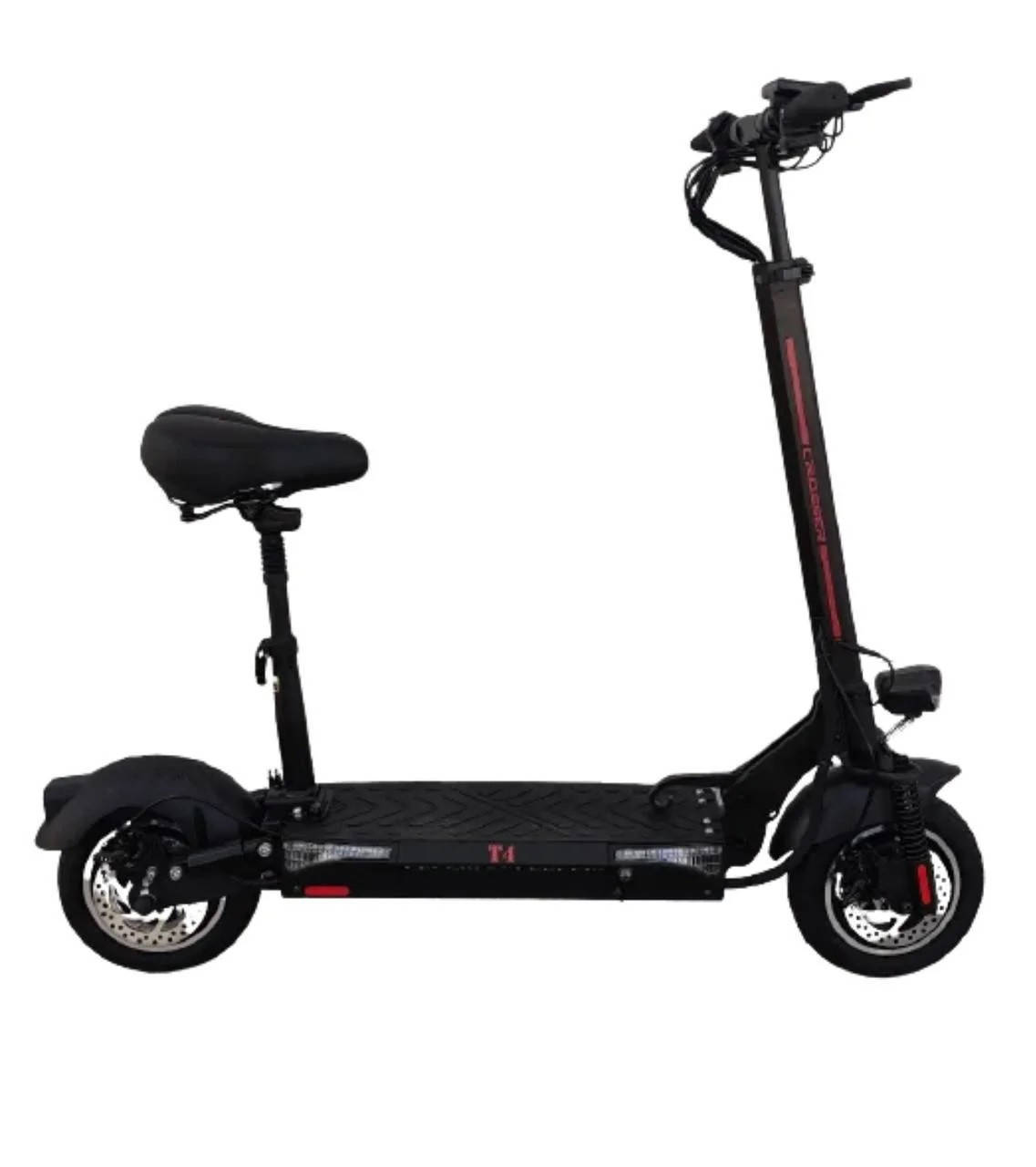 

Электросамокат Crosser T4 Air 10 inch + сиденье (Black) [56972], Черный