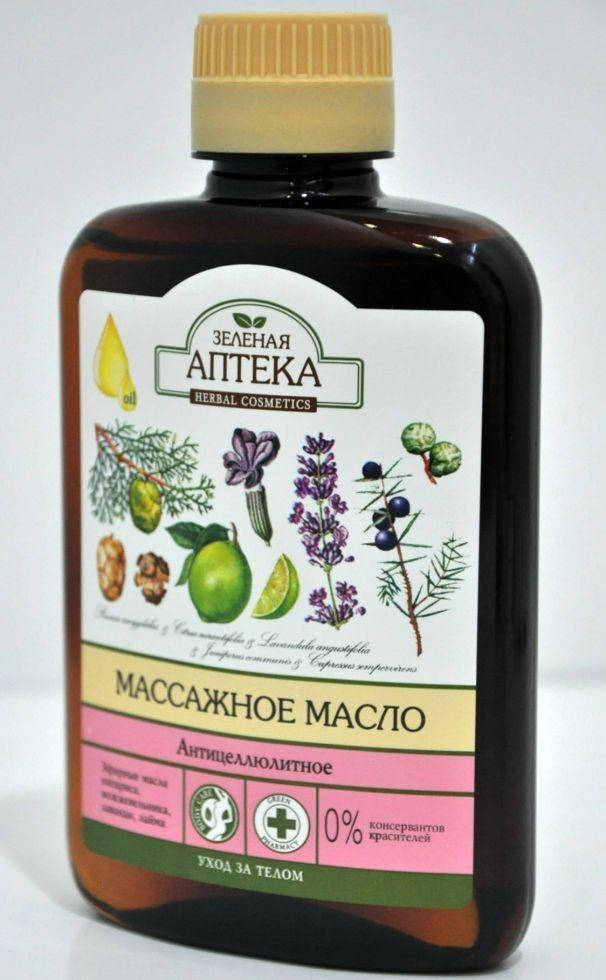 

ЗЕЛЕНАЯ АПТЕКА Масло масажне Антицелюлітне