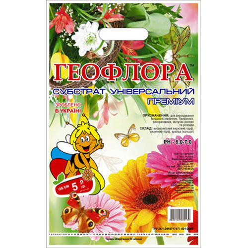

Субстрат-грунт "ГЕОФЛОРА" универсальный 5л