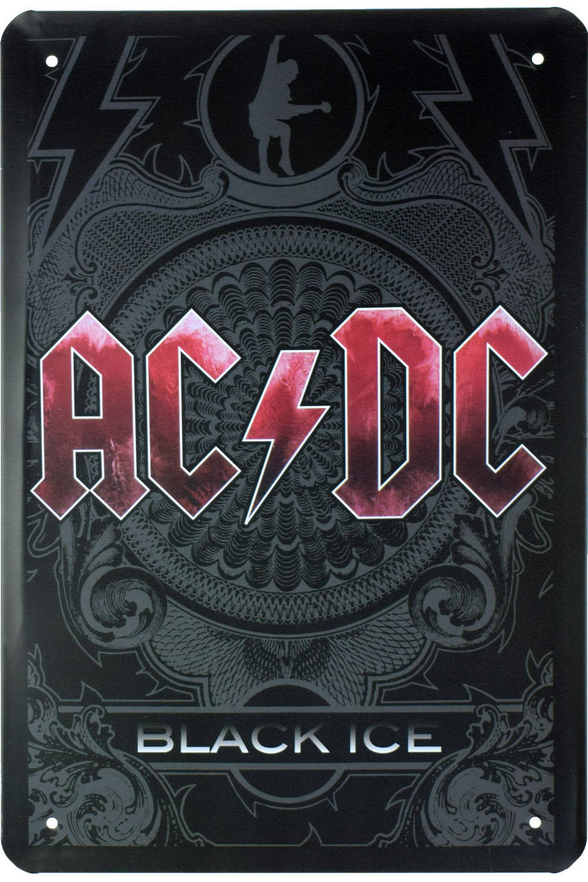 

Металлическая табличка "AC/DC (Black Ice)" (ms-00468)