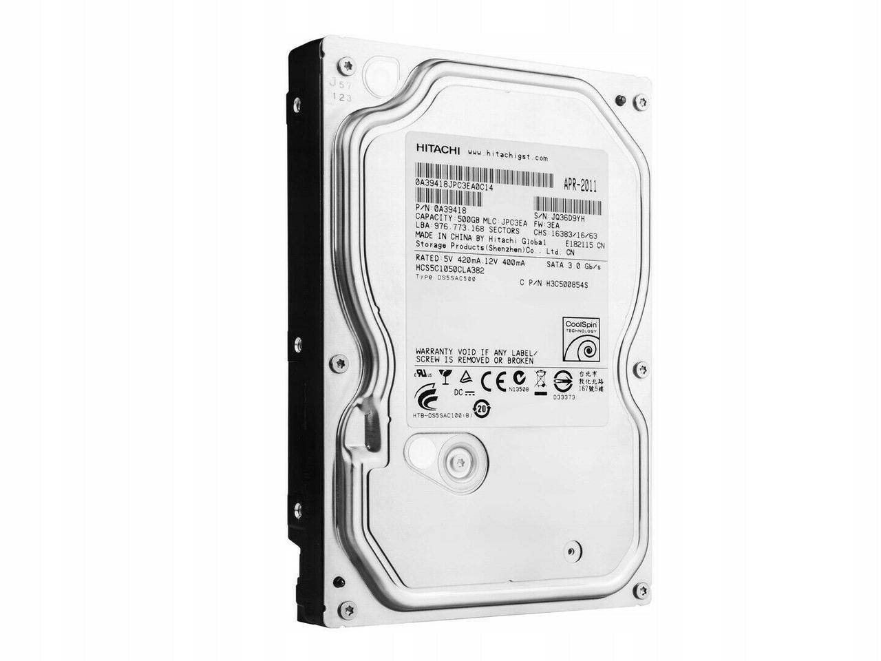 

Жесткий диск 500 ГБ Hitachi (HGST) HCS5C1050CLA382 CinemaStar 5K1000