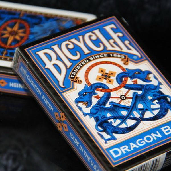 

Карты игральные | Bicycle Dragon Back Blue