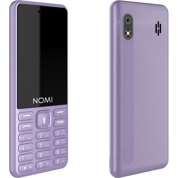 

Кнопочный телефон Nomi i2840 Lavender Dual Sim