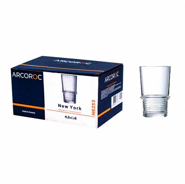 

Набор рюмок Arcoroc New York 45мл 6шт