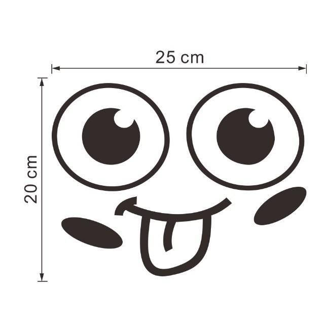 

Наклейка на крышку унитаза "Смайл", 25*20см, Черный