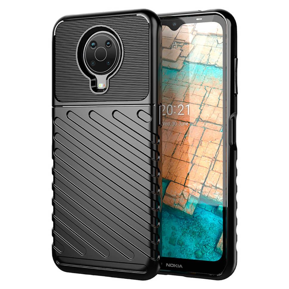 

Чехол Lenuo Thunder для Nokia G10 Чёрный, Черный