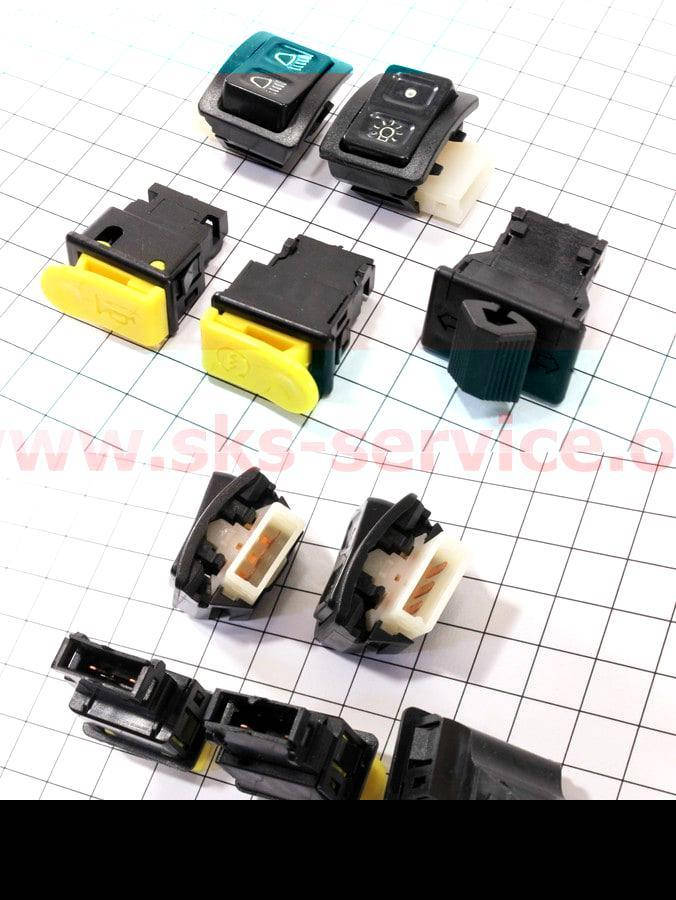 

Кнопка переключатель Honda DIO50/GY6 к-кт 5шт (331249)