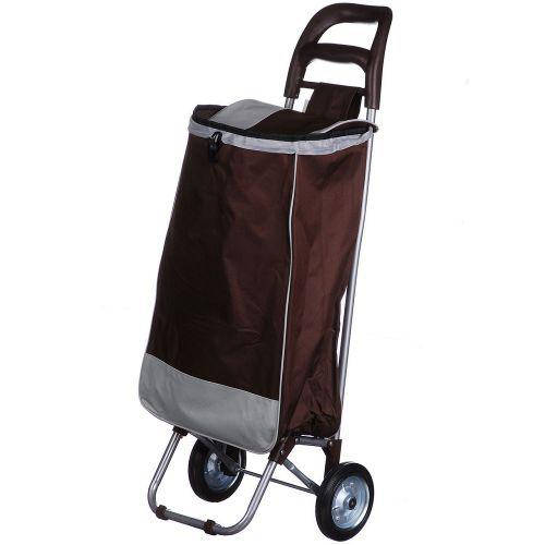 

Тачка сумка на колесах кравчучка металл 94см Stenson MH-2079 Brown, Коричневый