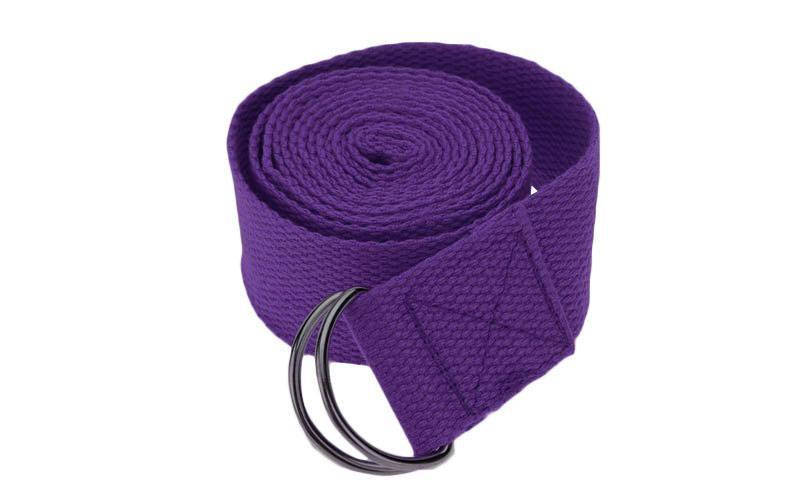 

Ремінь для йоги MS 1838 violet 180 см, ремень для растяжки