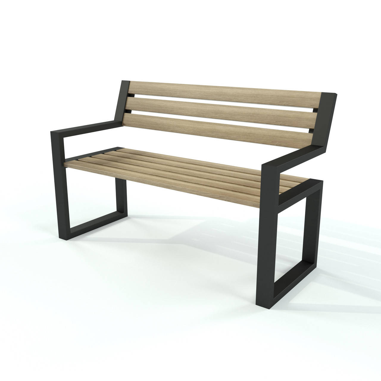 

Лавка №9 для кафе из ламелей