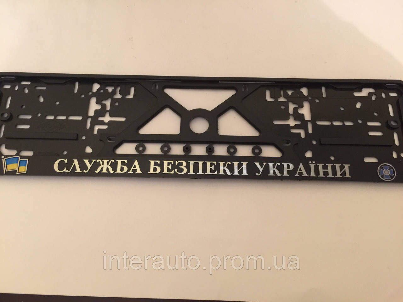 

Рамка номерного знака «СБУ» 3D рельеф хром силикон стоимость за 1 шт Рамка номера СБУ