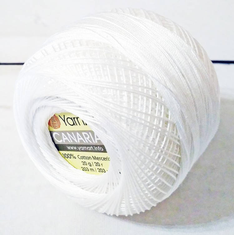 

Пряжа YarnArt Canarias 1000, Белый