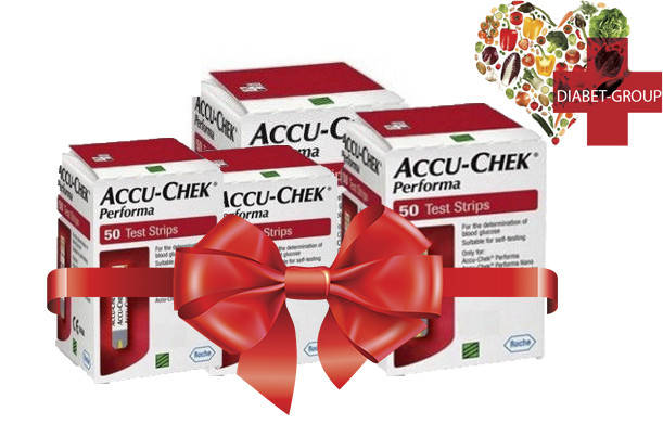 

Тест-полоски Акку-Чек Перформа (Accu-Chek Performa) 50 шт. 4 упаковки
