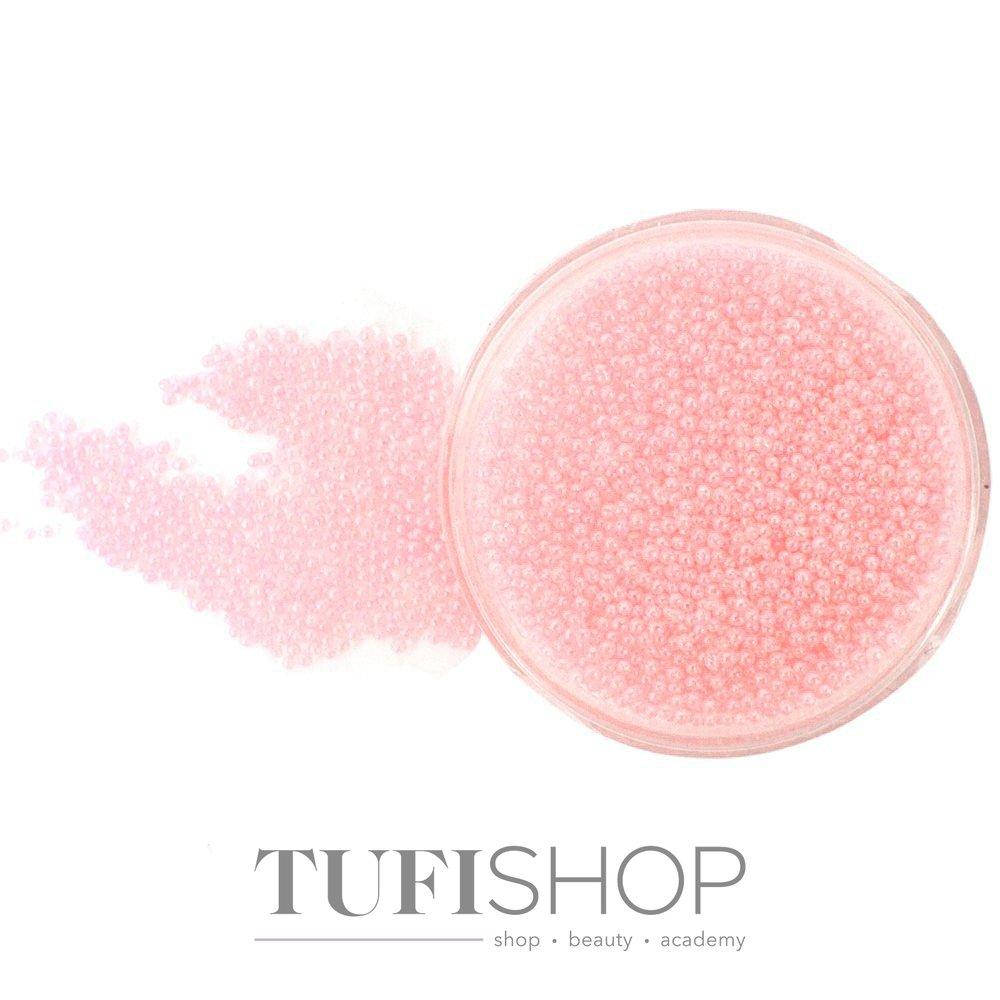 

Хрустальный бисер в баночке Nail World Pink AB