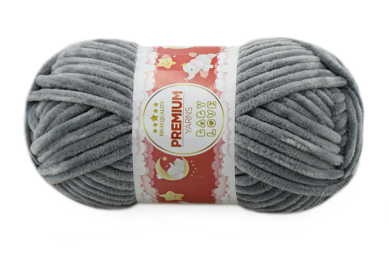 

Premium Yarn Baby Love 50гр, Темно-серый №320