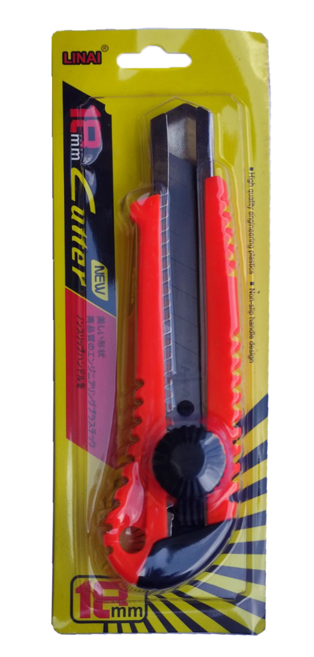 

Ніж металевий 18 мм, з гвинтовим фіксатором "LINAI"