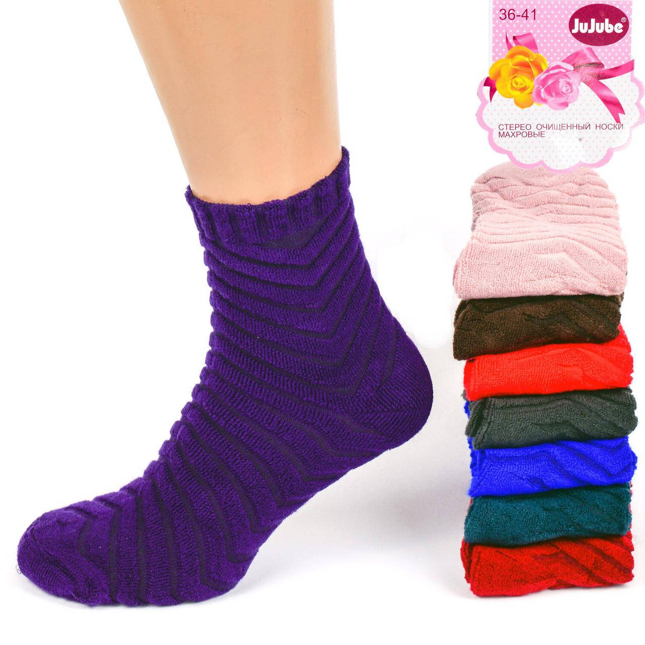 

Носки женские махровые снаружи Jujube A144-7. В упаковке 12 пар. Размер 36-41.