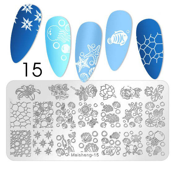 

Пластина для стемпинга Maisheng-15