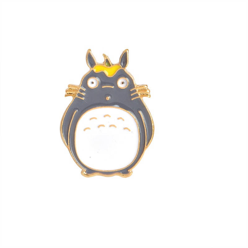 

"Тоторо (Мой сосед Тоторо / My neighbor Totoro)" значок (пин) металлический