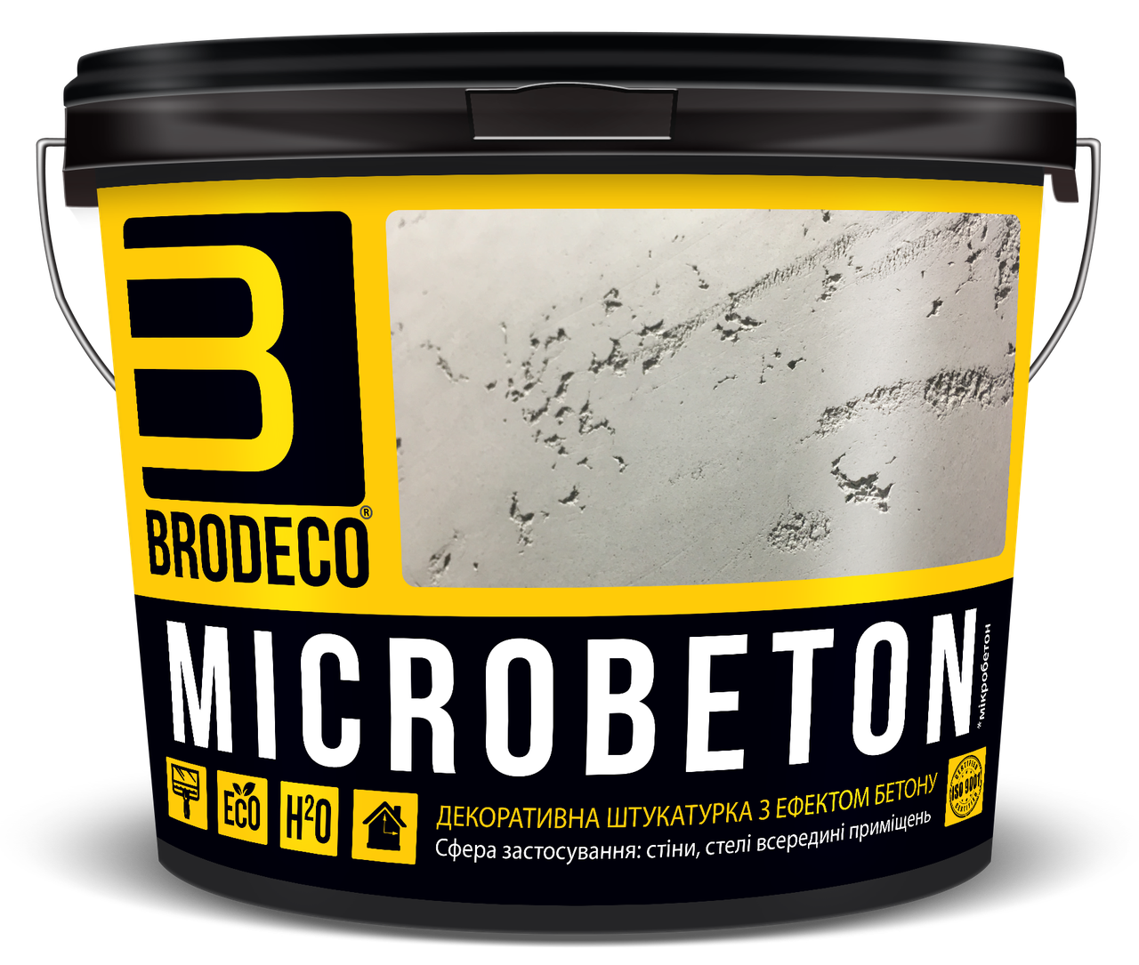 

Декоративная штукатурка Microbeton TM Brodeco 15кг, Белый