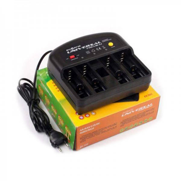 

Зарядное устройство Энергия ЕН-305 Универсал+ (Ni-Mh) AA, AAA, С, D, 9V, 800mAh