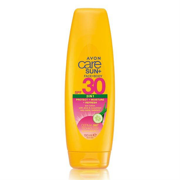 

Солнцезащитный лосьон для лица и тела "Avon Cаre Sun+" 150 мл.