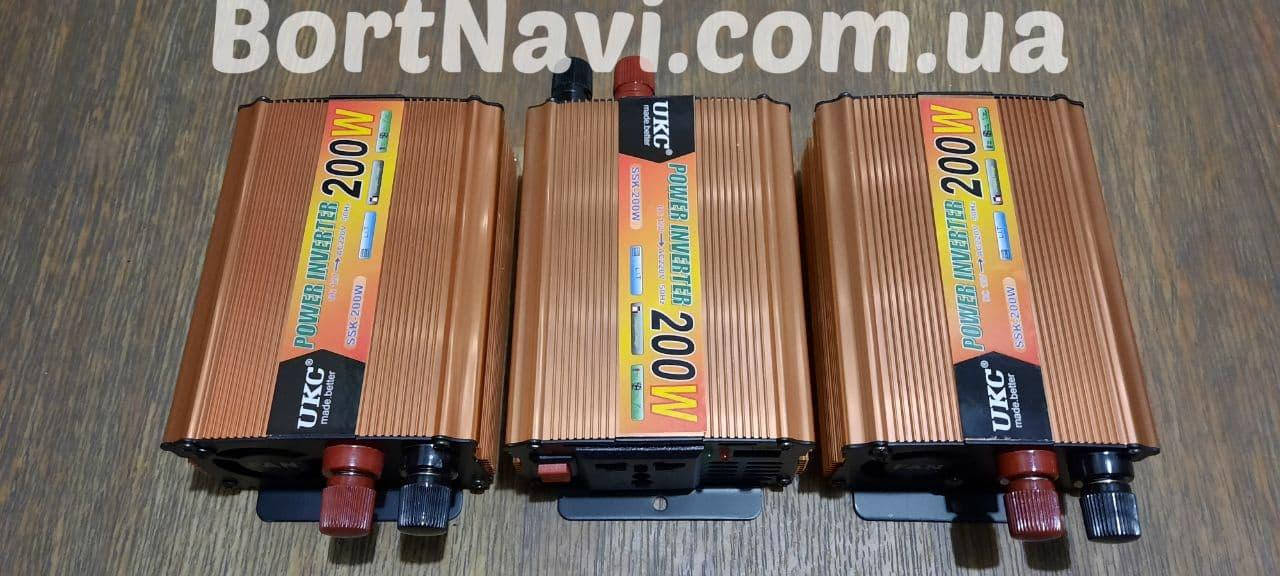 

Преобразователь авто инвертор UKC 12V на 220V 200W