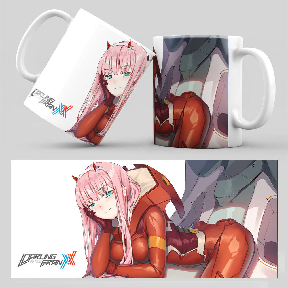

Чашка Аниме Darling in the Franxx 009, Белый