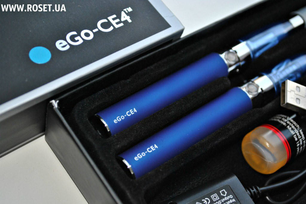 

Комплект из 2-х электронных Сигарет Ego-Ce4 в удобной коробке, Разные цвета