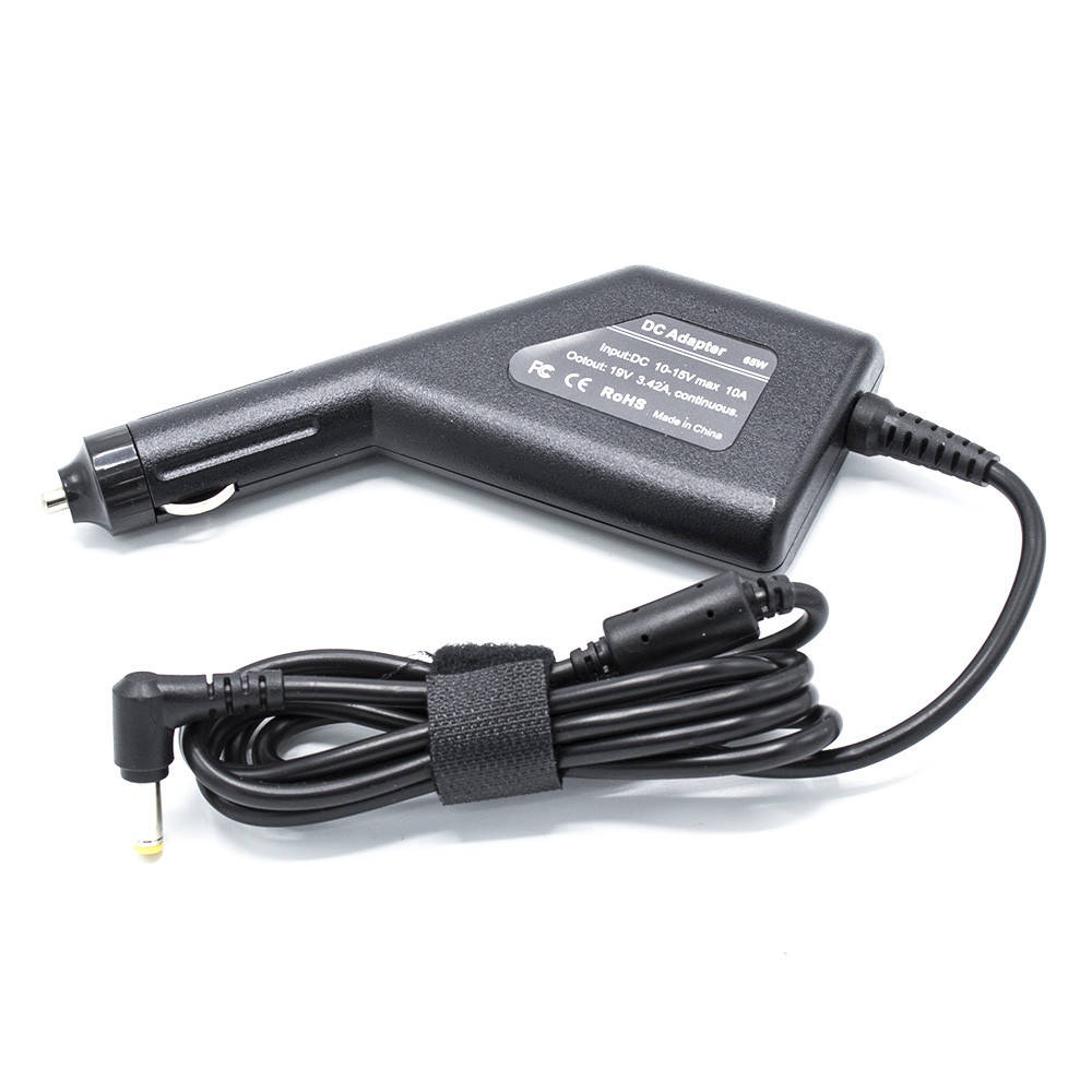 

Автомобильное зарядное устройство для ноутбука Asus 19V 3.42A 5.5x2.5, Black