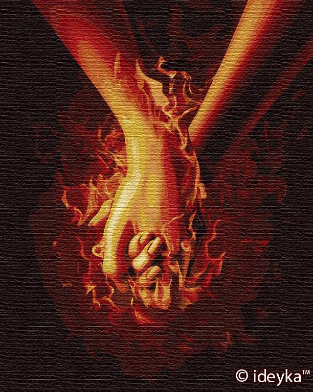 

Рисунок по цифрам Идейка Любовь между нами (KH4777) 40 х 50 см