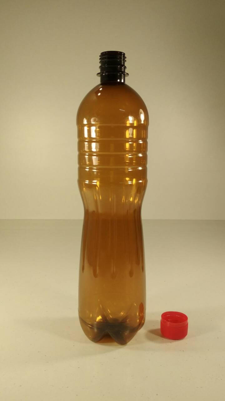 

Пластиковая бутылка ПЭТ 1,0 л коричневая с крышкой (120 шт), Коричневый