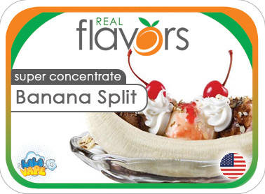 

Ароматизатор Real Flavors Banana Split (Банановый сплит) 10мл