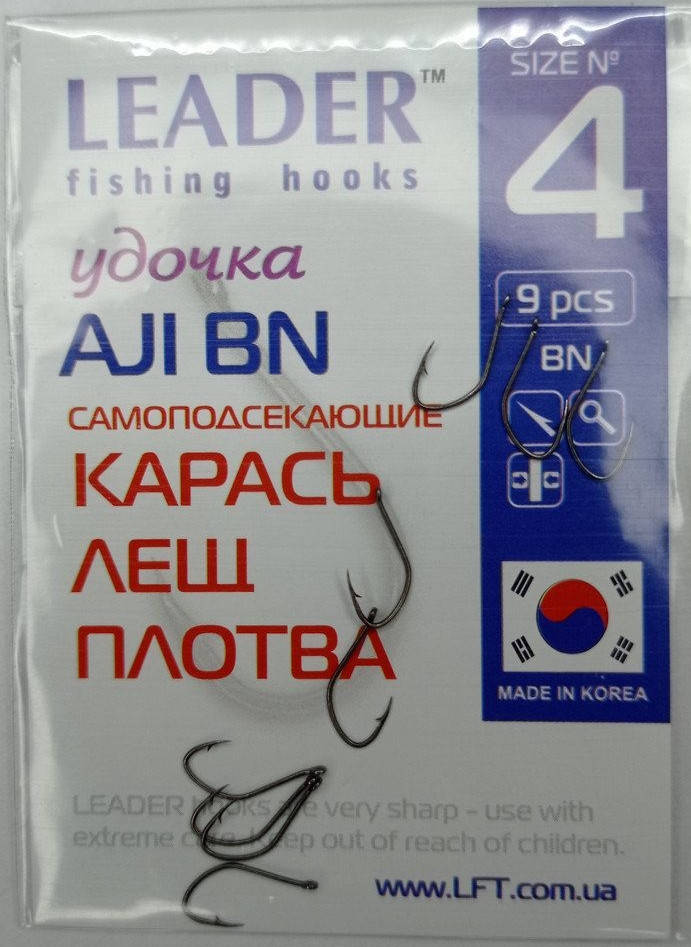 

Крючоки Leader AJI BN № 4