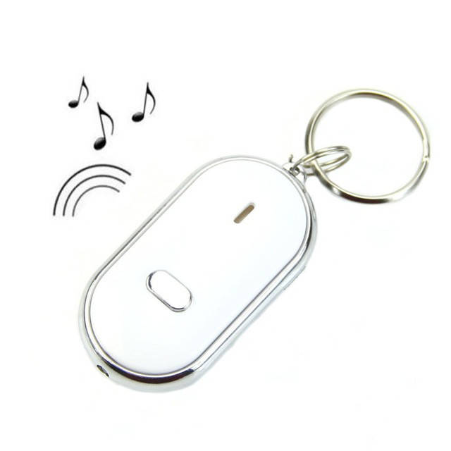 

Key Finder Брелок LED реагуючий на свист, Белый