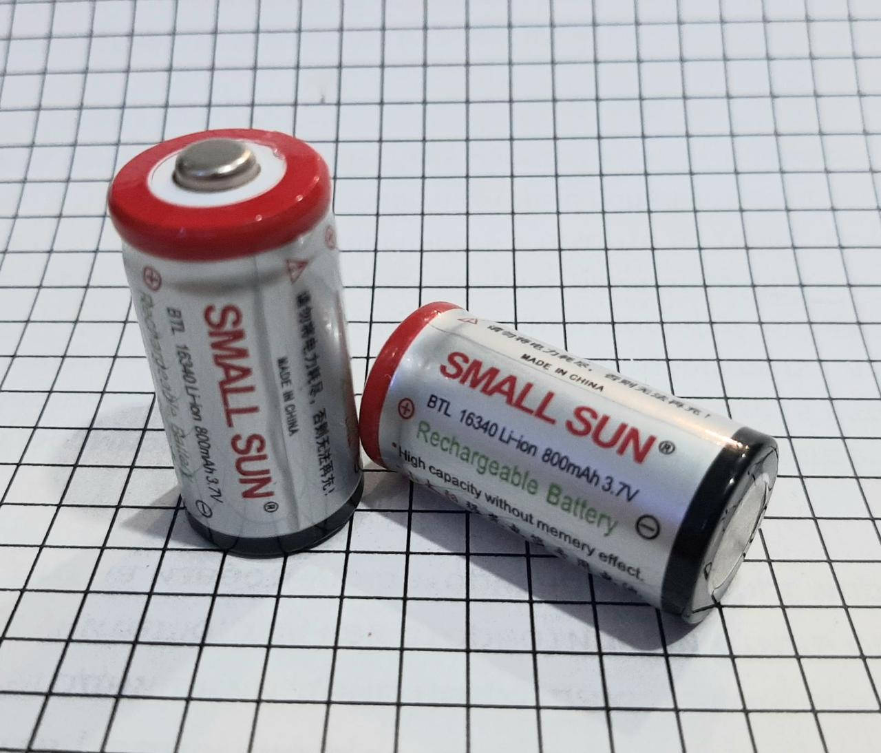 

Аккумулятор 16340 800MAH