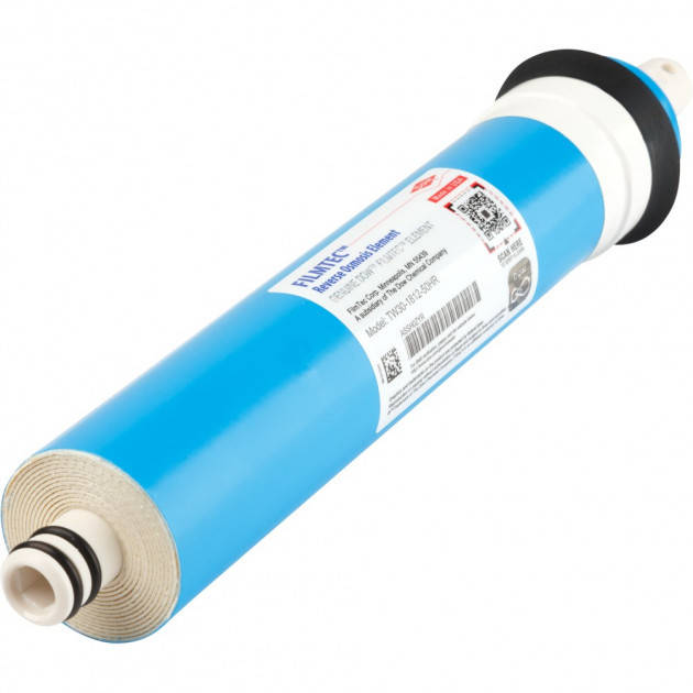 

Мембрана осмотическая Filmtec TW30-1812-50HR (Филмтек) для осмоса 50 галлон