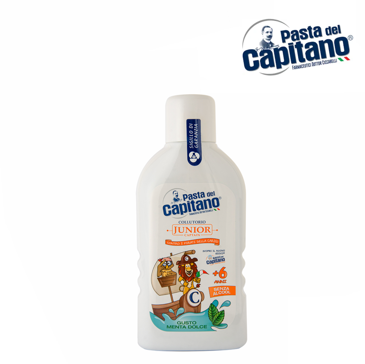 

Детский ополаскиватель Pasta Del Capitano Junior (от 6 лет), 400 мл
